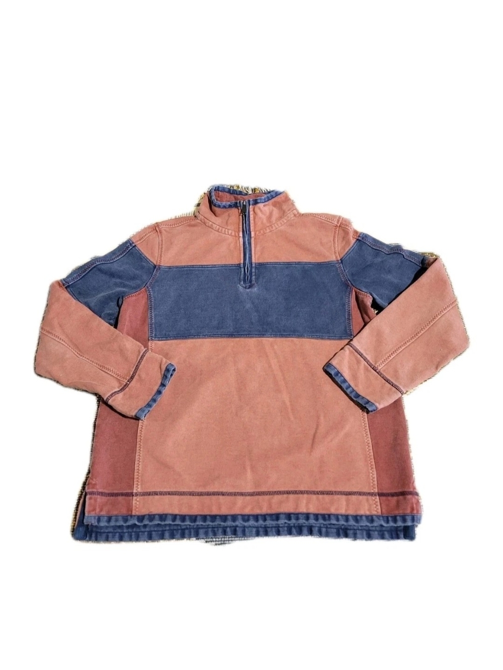 Mens Fat Face Canvas Jacket 1/4 Zip Medium